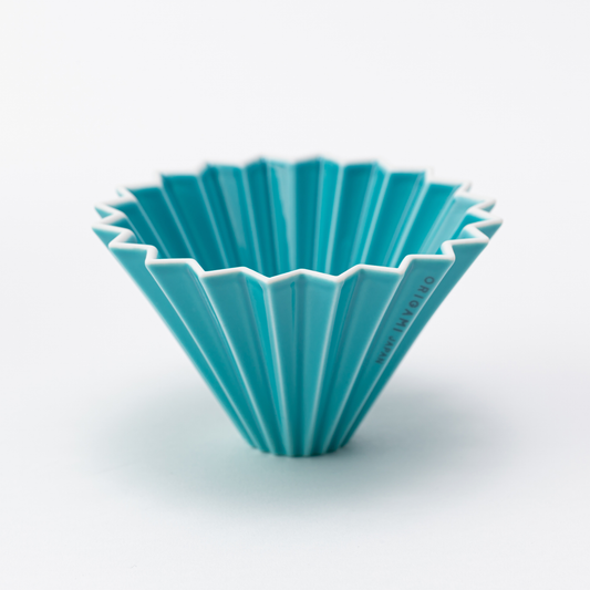 Origami Pour Over Coffee Dripper in Turquoise