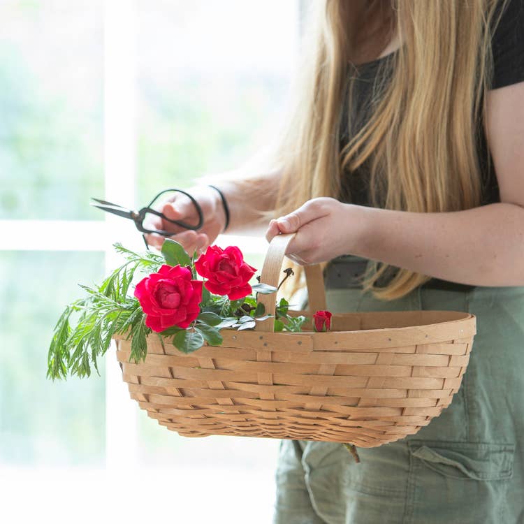 Large Woodbury Basket - Latte