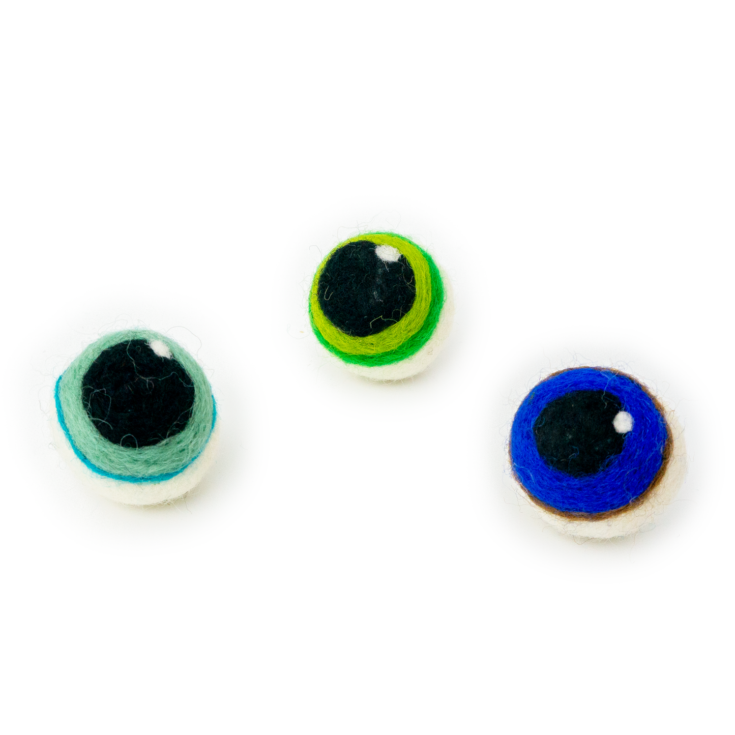 Eyeball Cat Toy - Felted Wool - Friendsheep