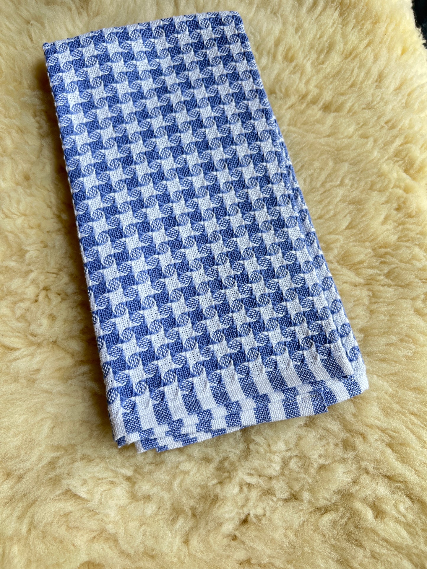 Hand Woven Cotton Towel Pinwheel weave