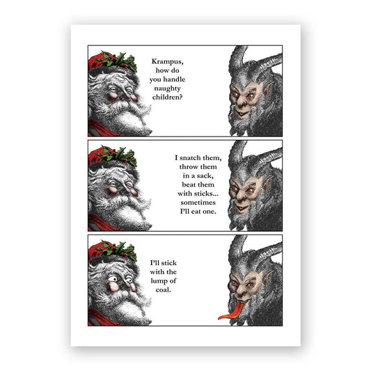 Krampus Christmas Greeting Card