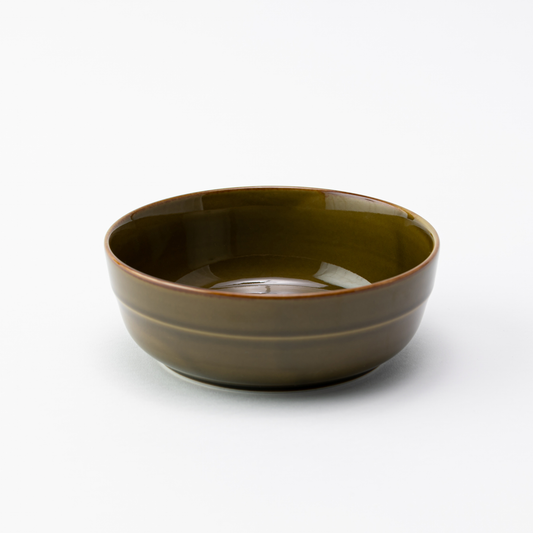 Japanese Recycled Ceramicware - Bowl - Green - Tripware Japan