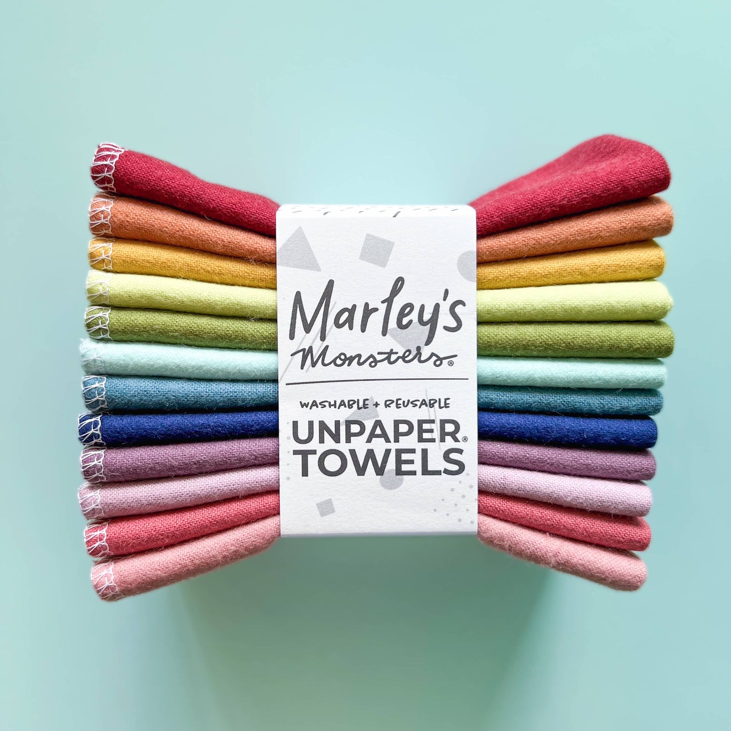 UNpaper® Cloth Towels Refill Pack - Earthy Rainbow - 6 pack