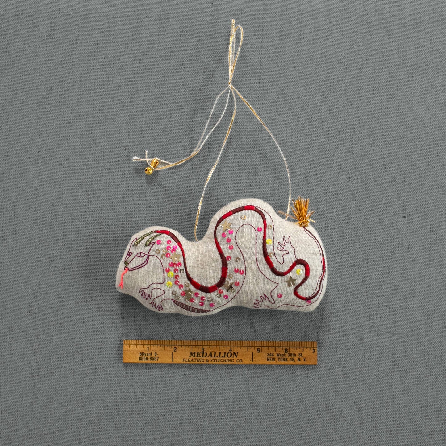 Year of the Dragon - Cotton and Lavender Filled Ornament