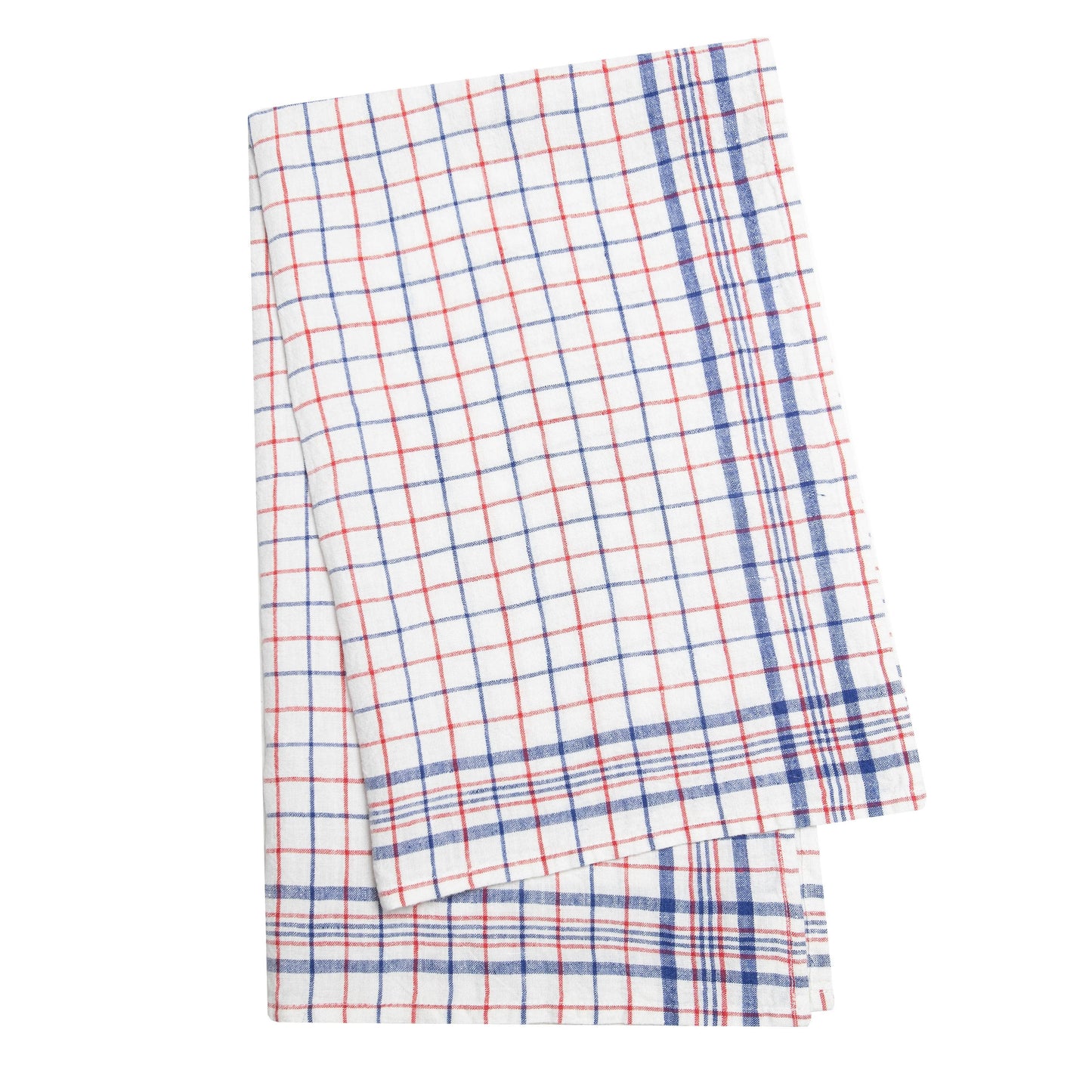 Bistro Tea Towel 20x30 - Blue & Red