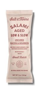 Uncured Bacon & Bourbon Salami