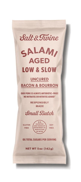 Uncured Bacon & Bourbon Salami