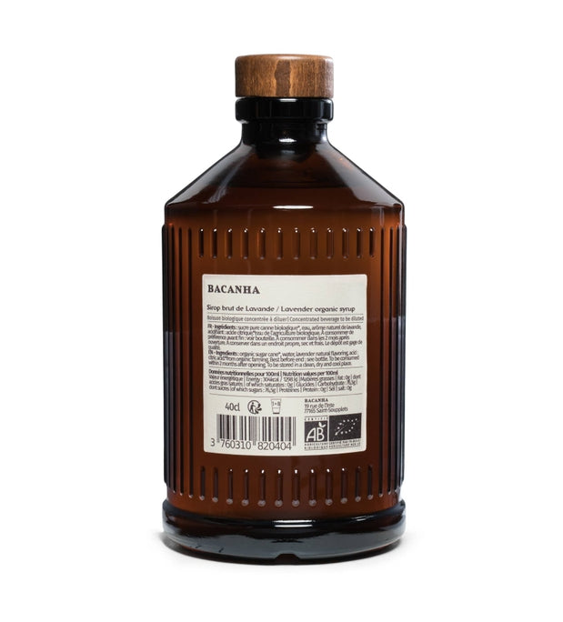 Bacanha Raw Lavender Syrup - Organic - 13.5 oz.