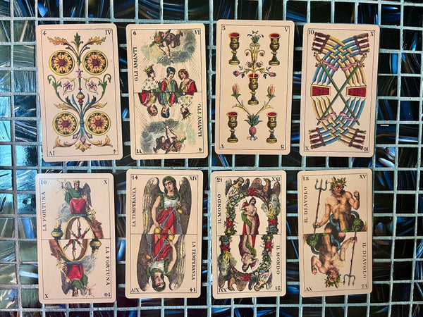 Tarot Della Rocca deck & Guide - Tarot Milanese