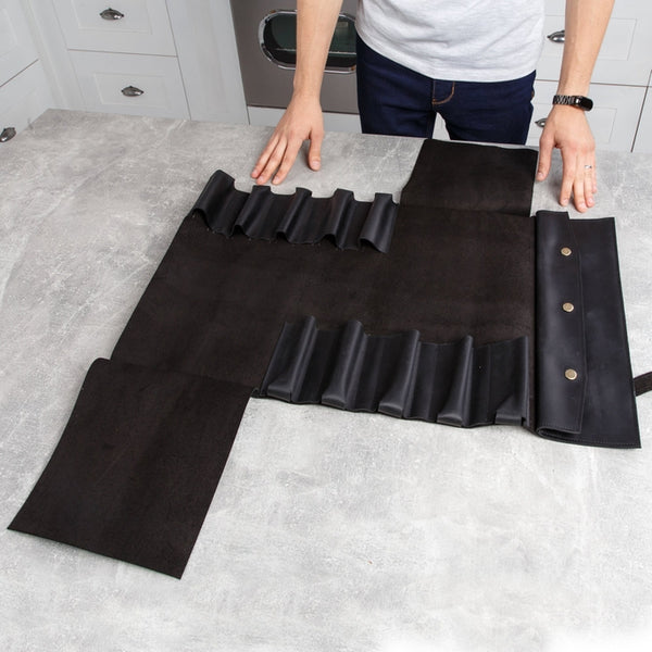 Leather Chef Knife Roll