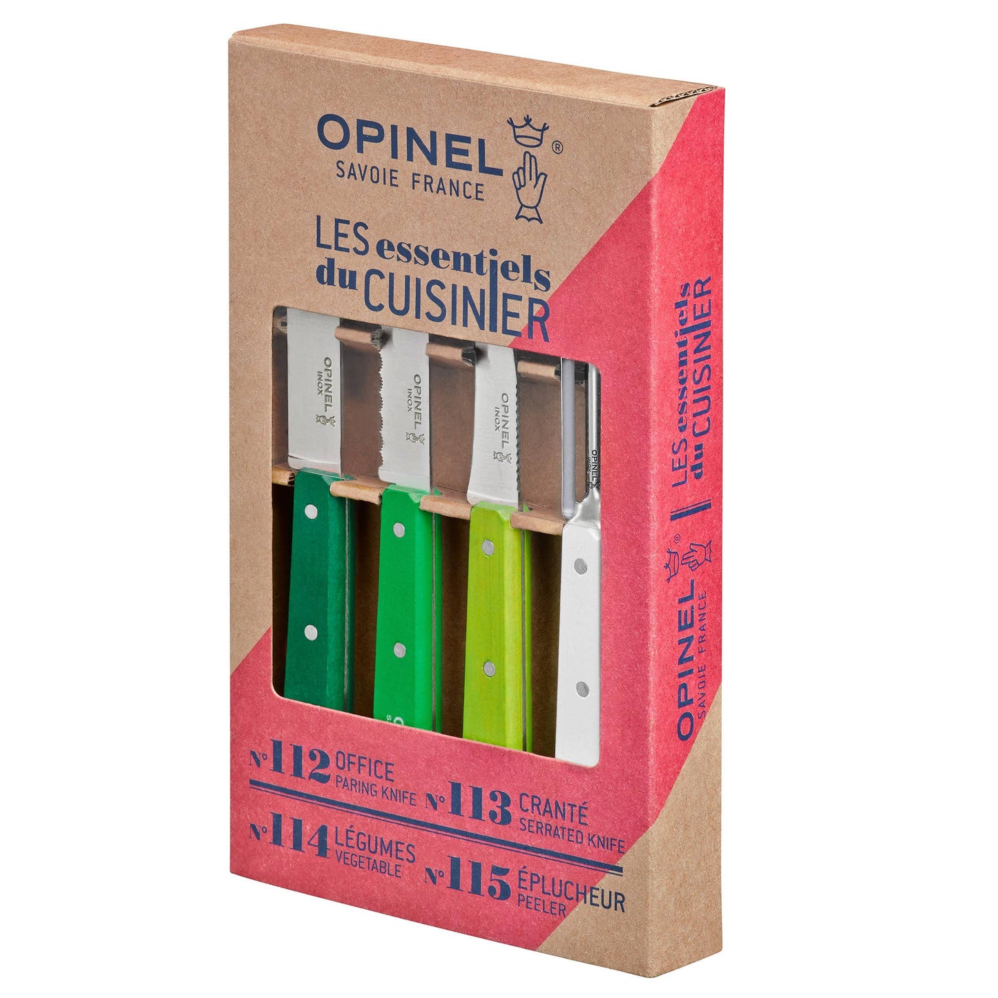 The Essential Small Kitchen Knives Set - Primavera - Opinel