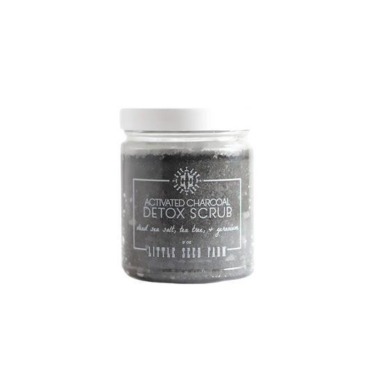 Activated Charcoal Detox Salt Scrub