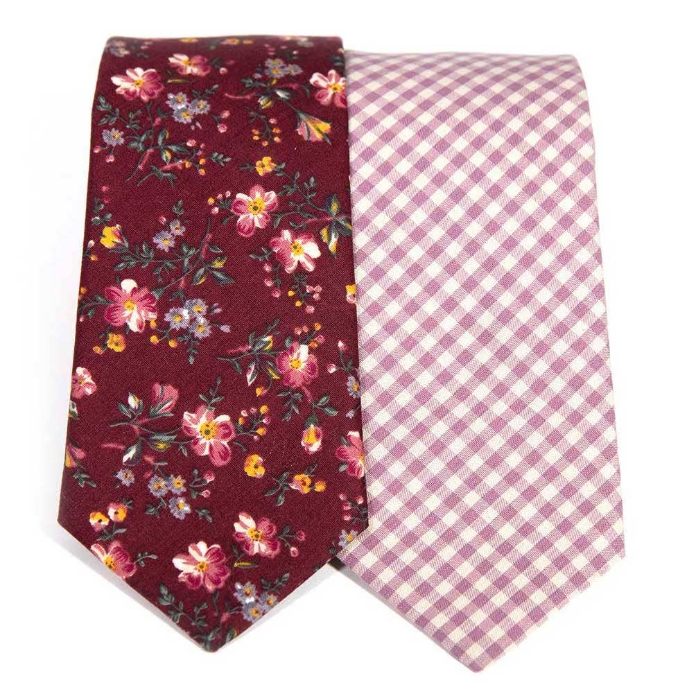 Bordeaux Bouquet Necktie