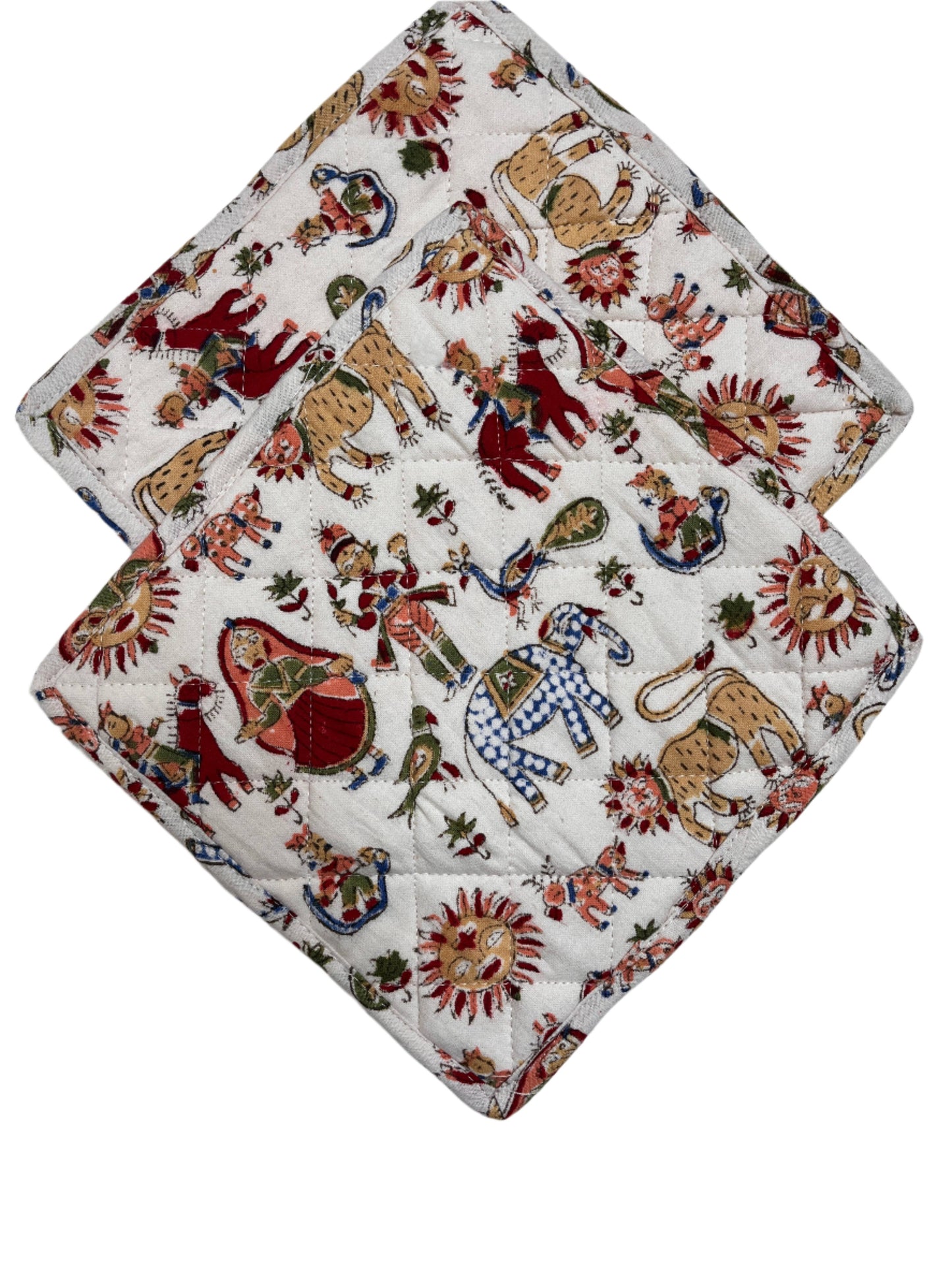 Oven Potholder - Carnival Summer