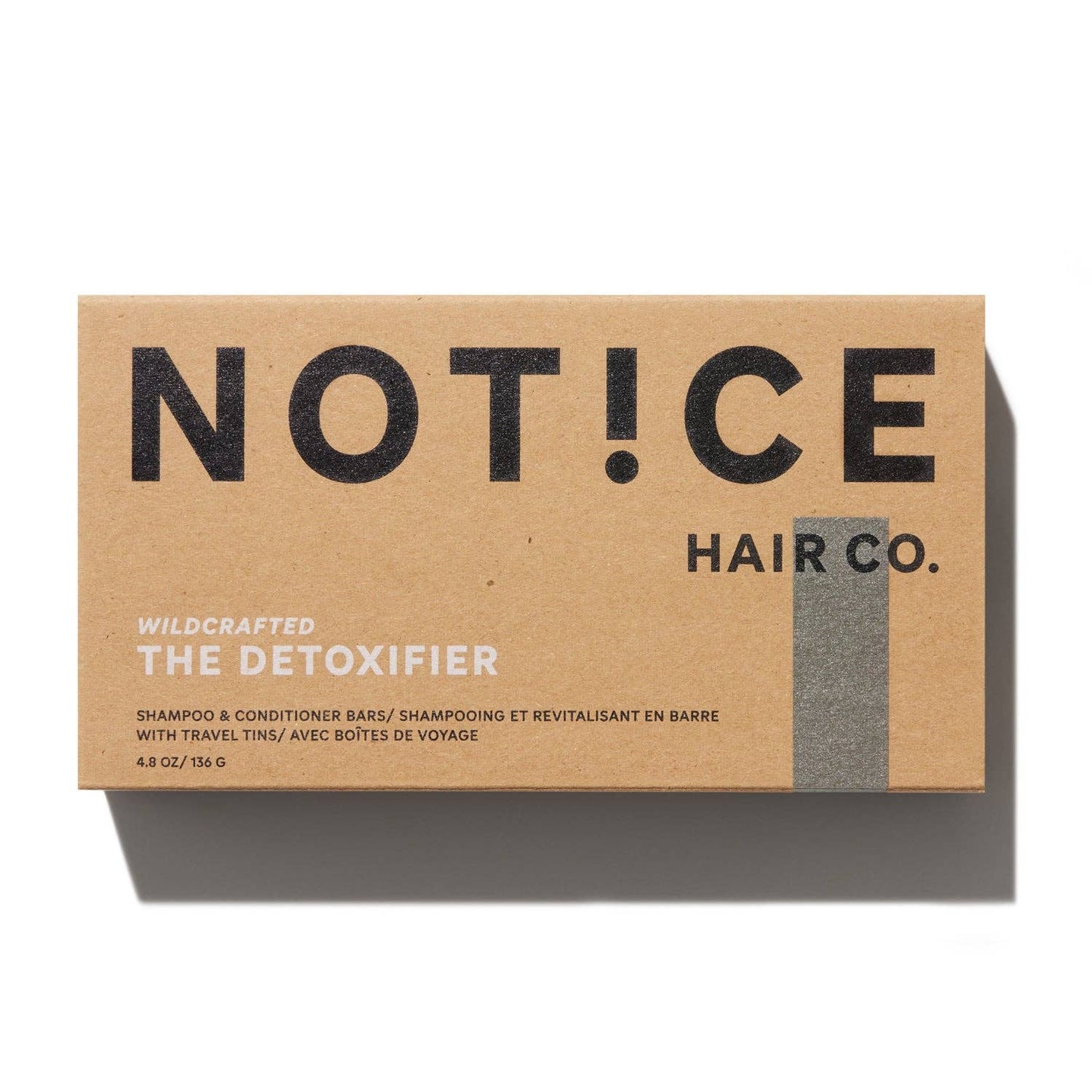 Detoxifier Shampoo & Conditioner Bar Travel Set - Clarifying Treatment for Most Hair Types