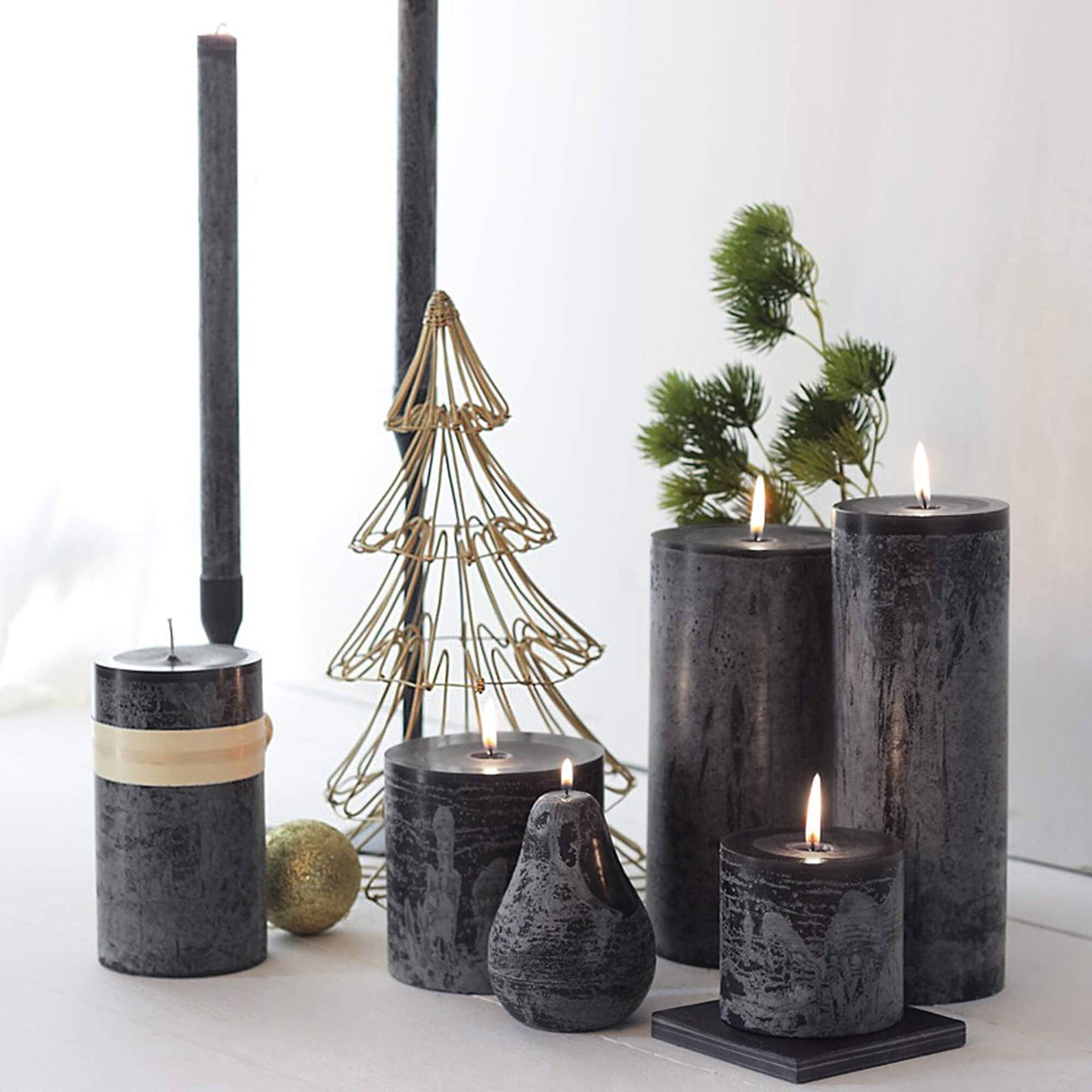 Taper Candles - Black