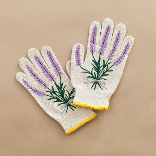 Lavender Gardening Gloves - My Little Belleville