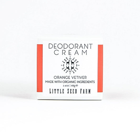 Deodorant Cream - Orange Vetiver  - Summer Seasonal