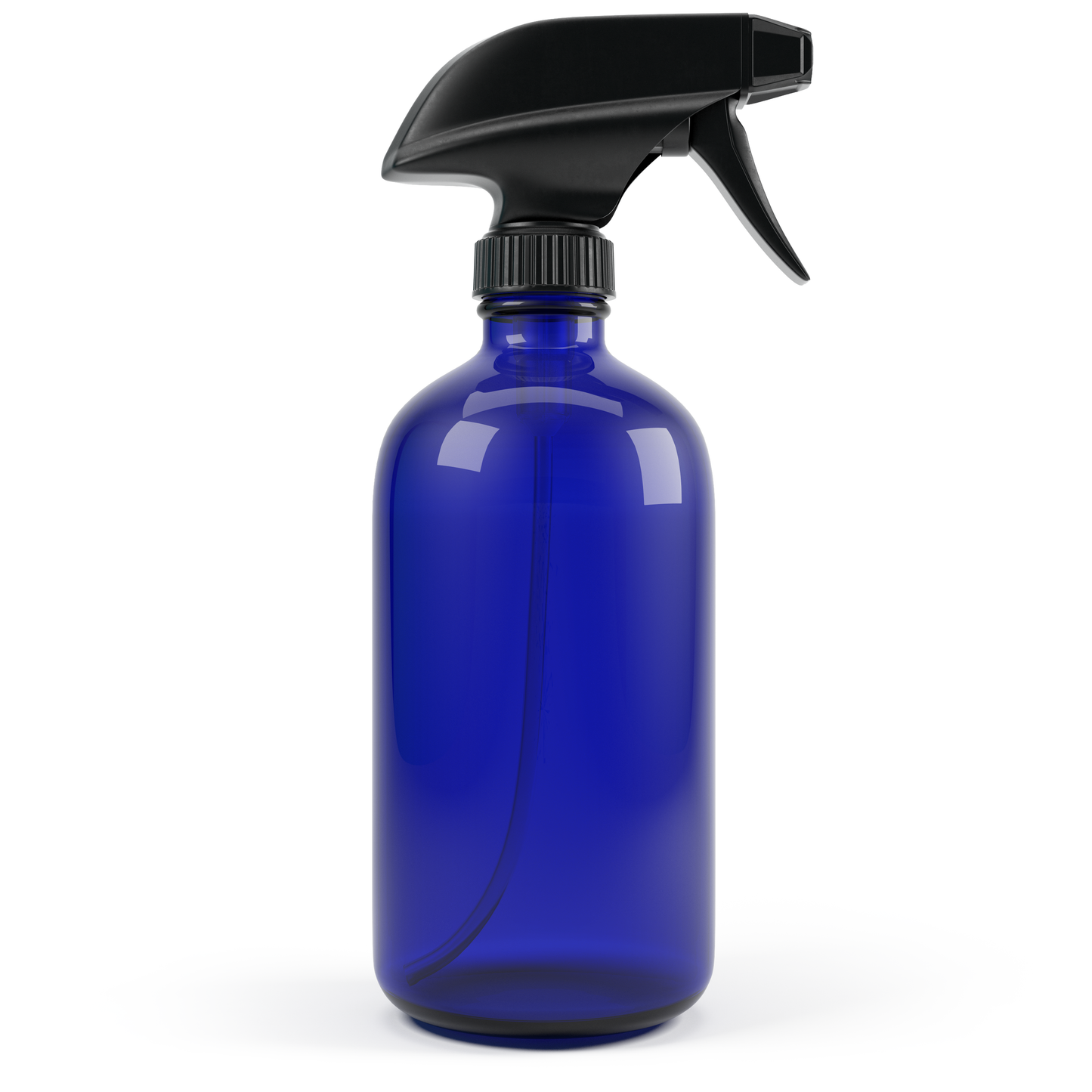 16oz Empty Blue Glass Spray Bottle