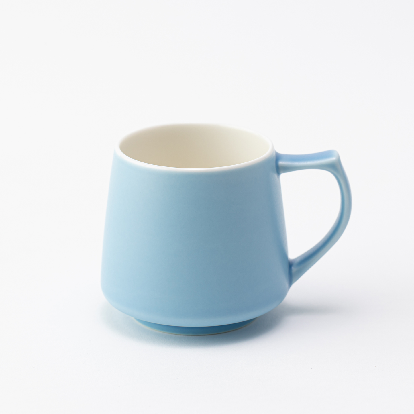 Matte Blue Aroma Mug  - Japanese Ceramic - Origami