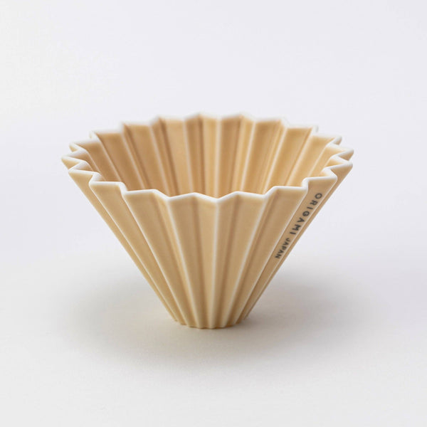 Origami Pour Over Coffee Dripper in Beige