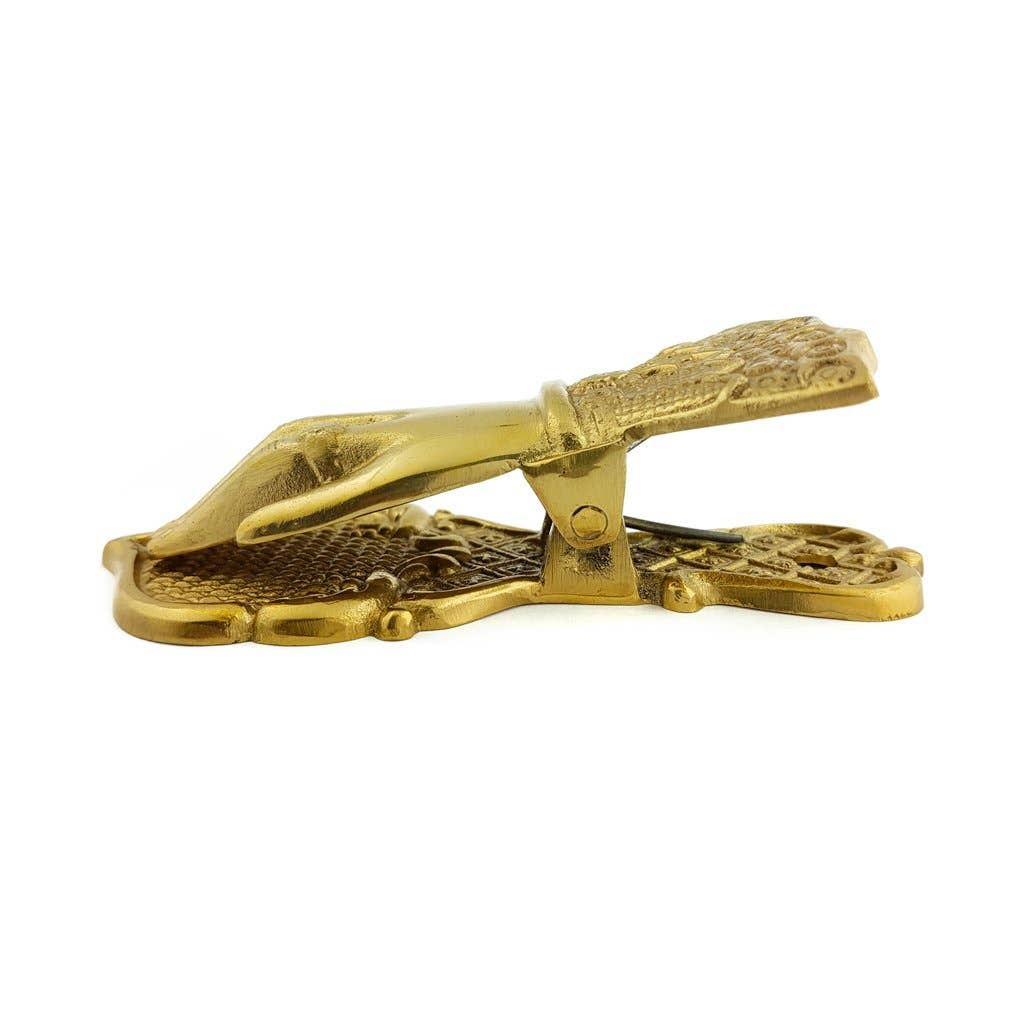 Brass Hand Clip Large: Gold