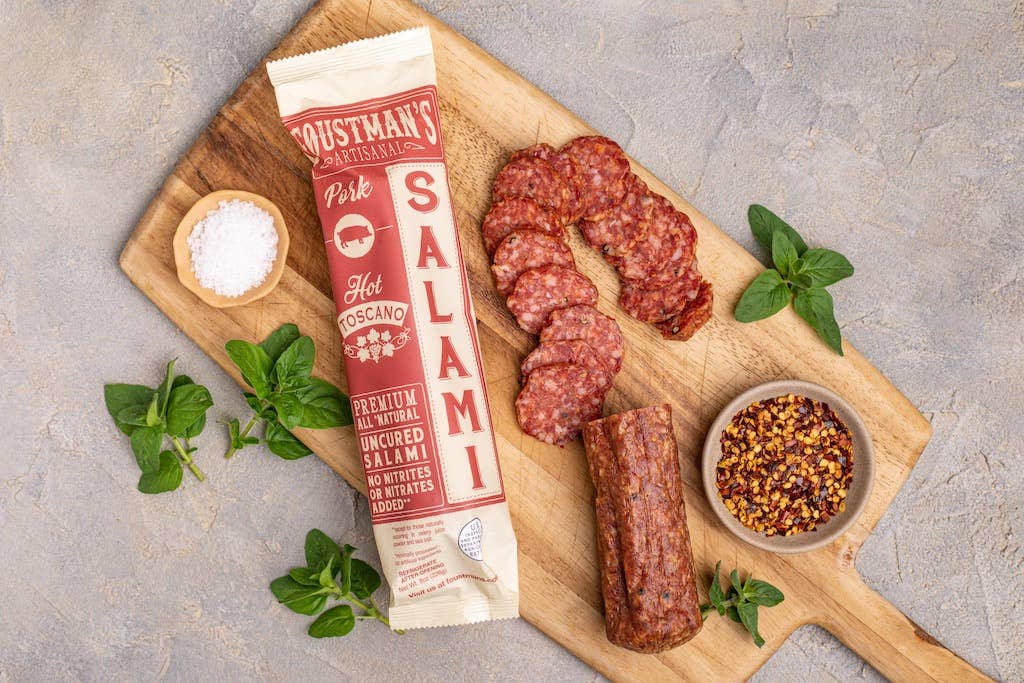Pork Hot Toscano | Foustman’s All-Natural Uncured Salami
