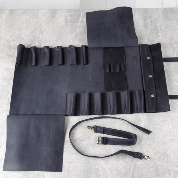 Leather Chef Knife Roll