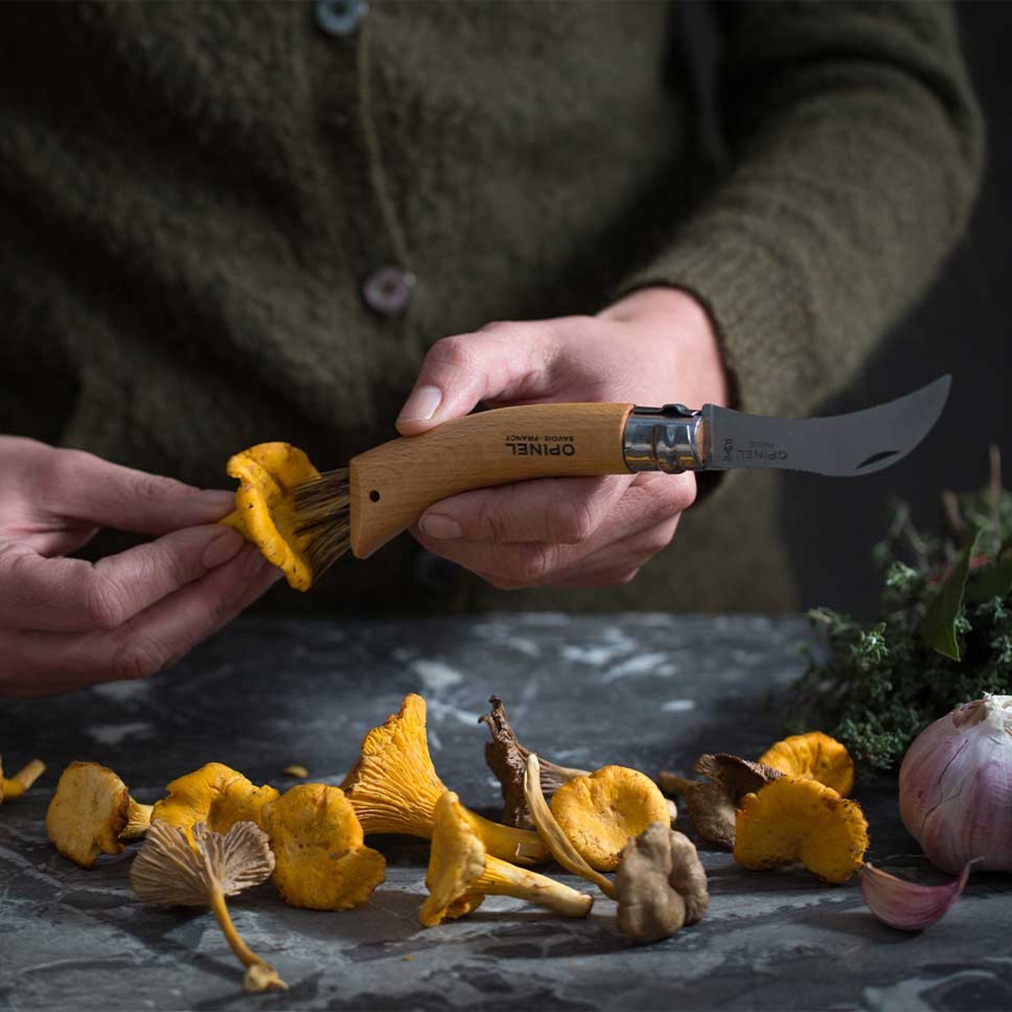 N°8 Mushroom Foraging Knife - Opinel