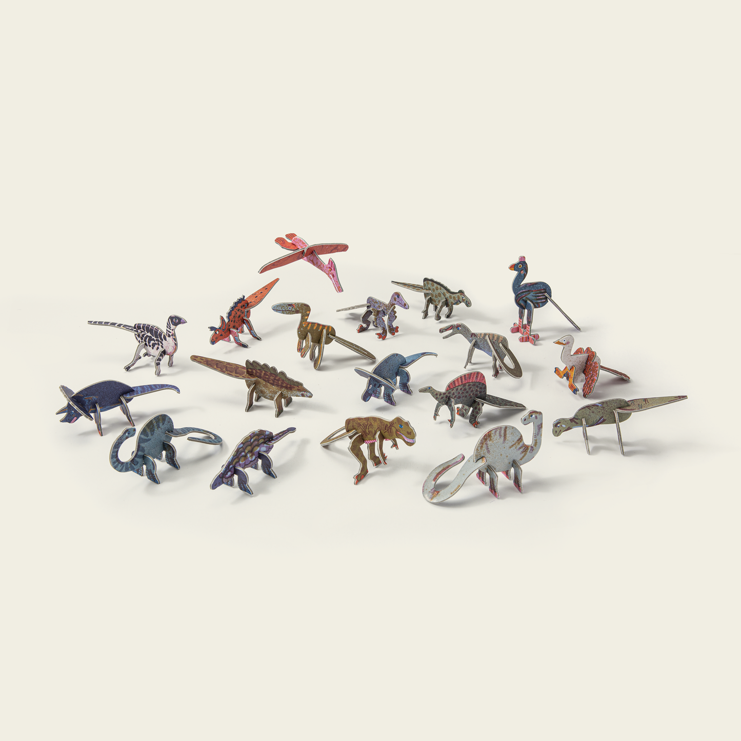 Dinosaurs - Vegan and Gluten Free Surprise Box - Puzzle Toy with Chocolate - Plastic Free - ToyChoc Box®