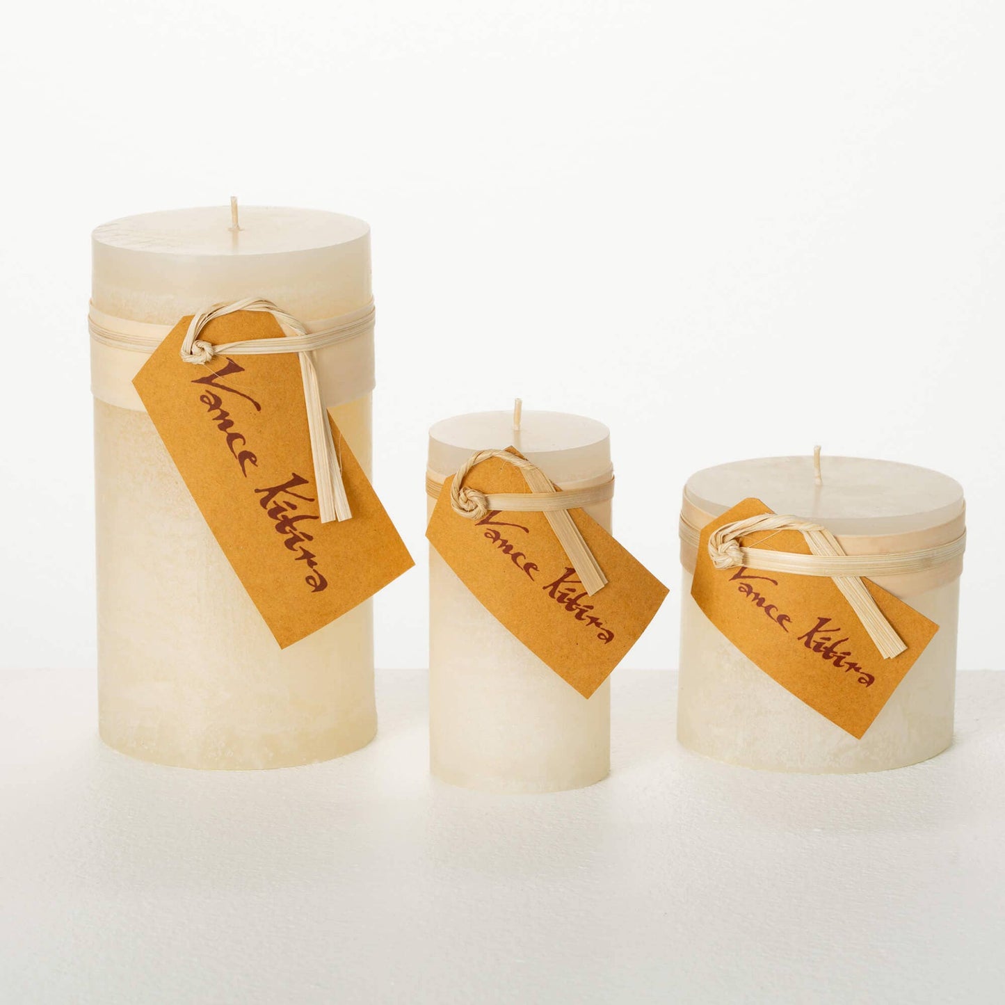 3" x 3" Pillar Candle - White