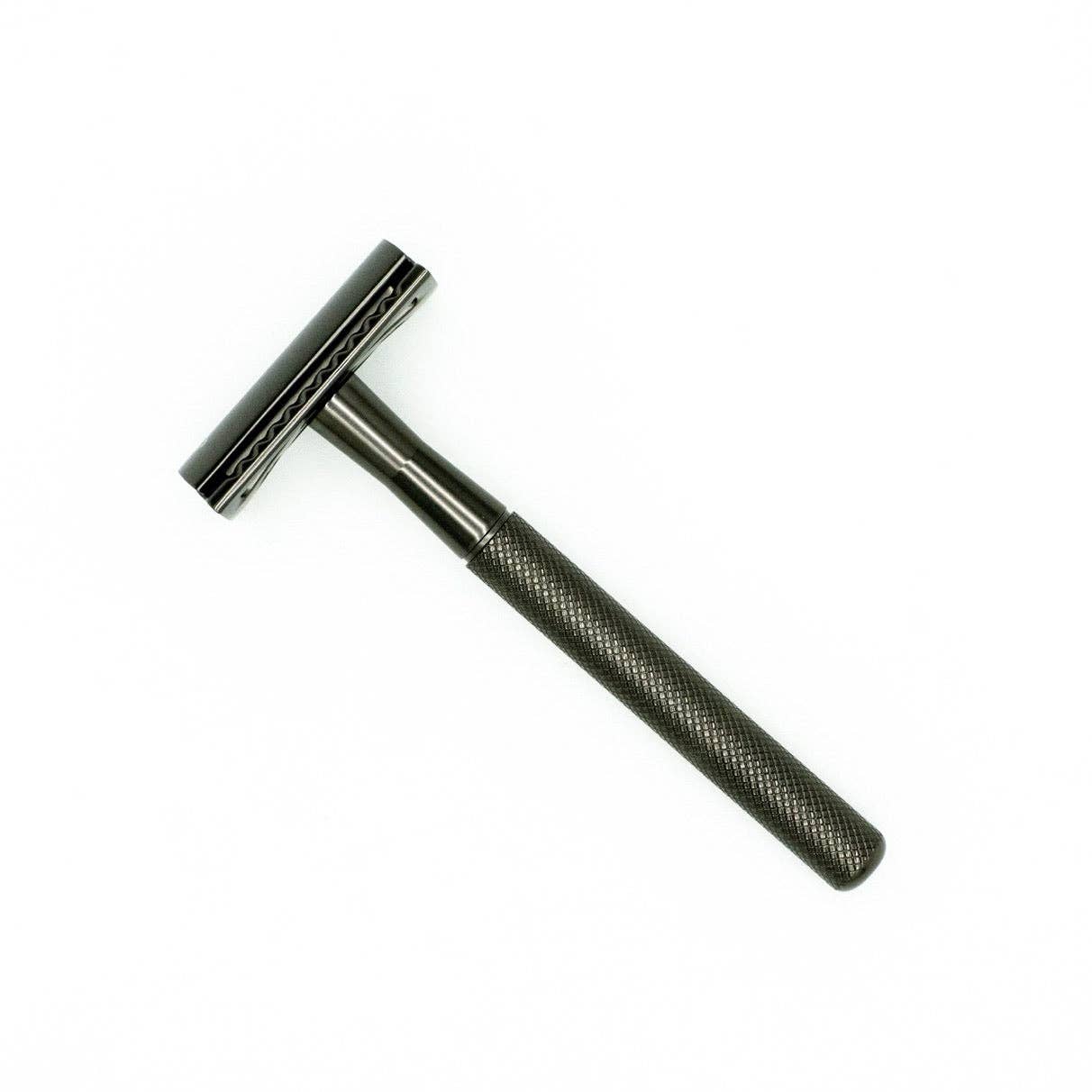 Plastic Free Reusable Safety Razor - Straight Handle Purple