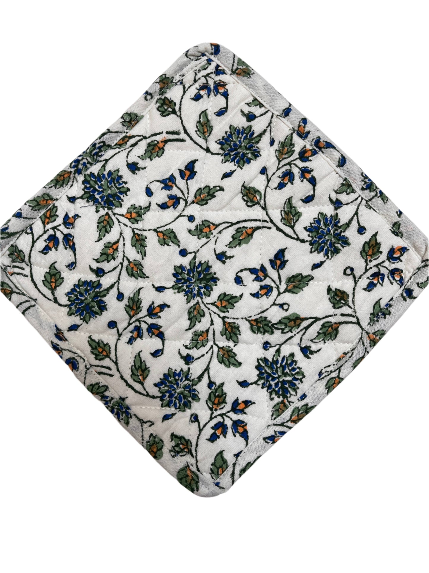 Oven Potholder - Country Garden Green