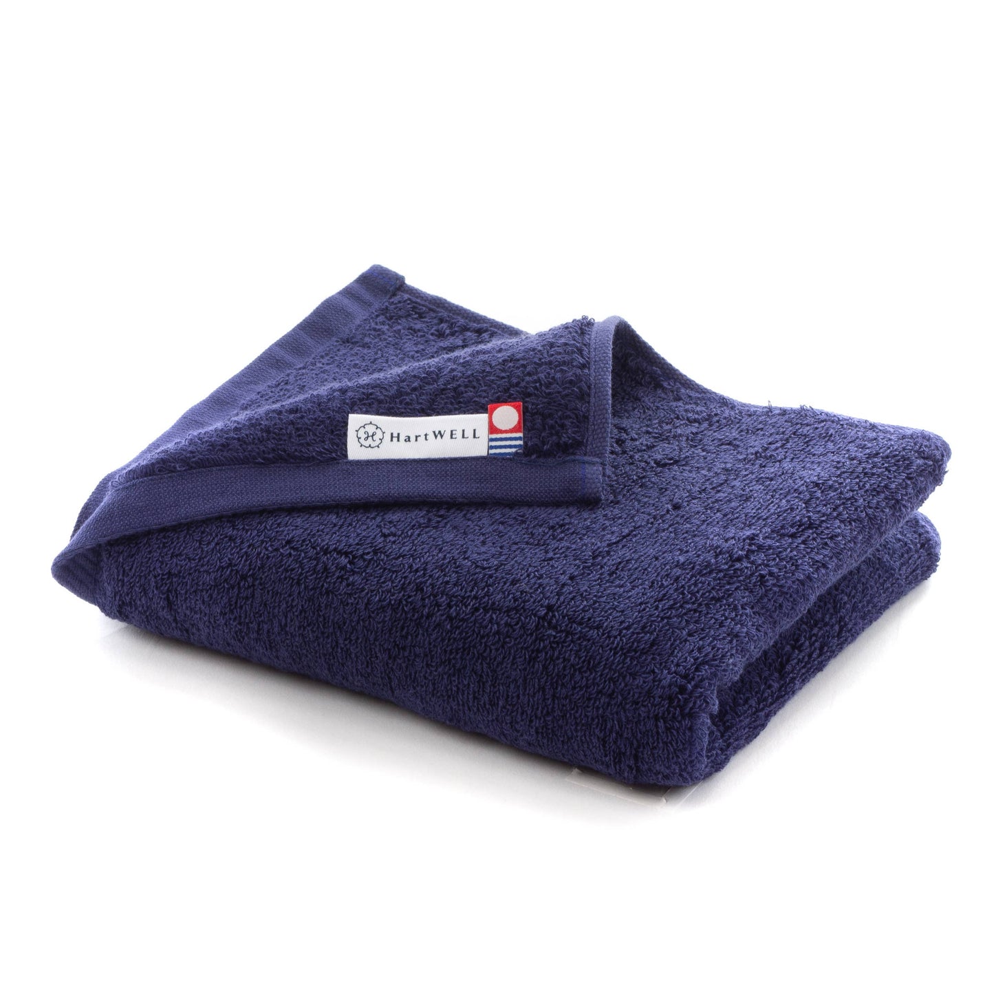 Mokomoko Face Towel - Navy - Hartwell Imabari Japan