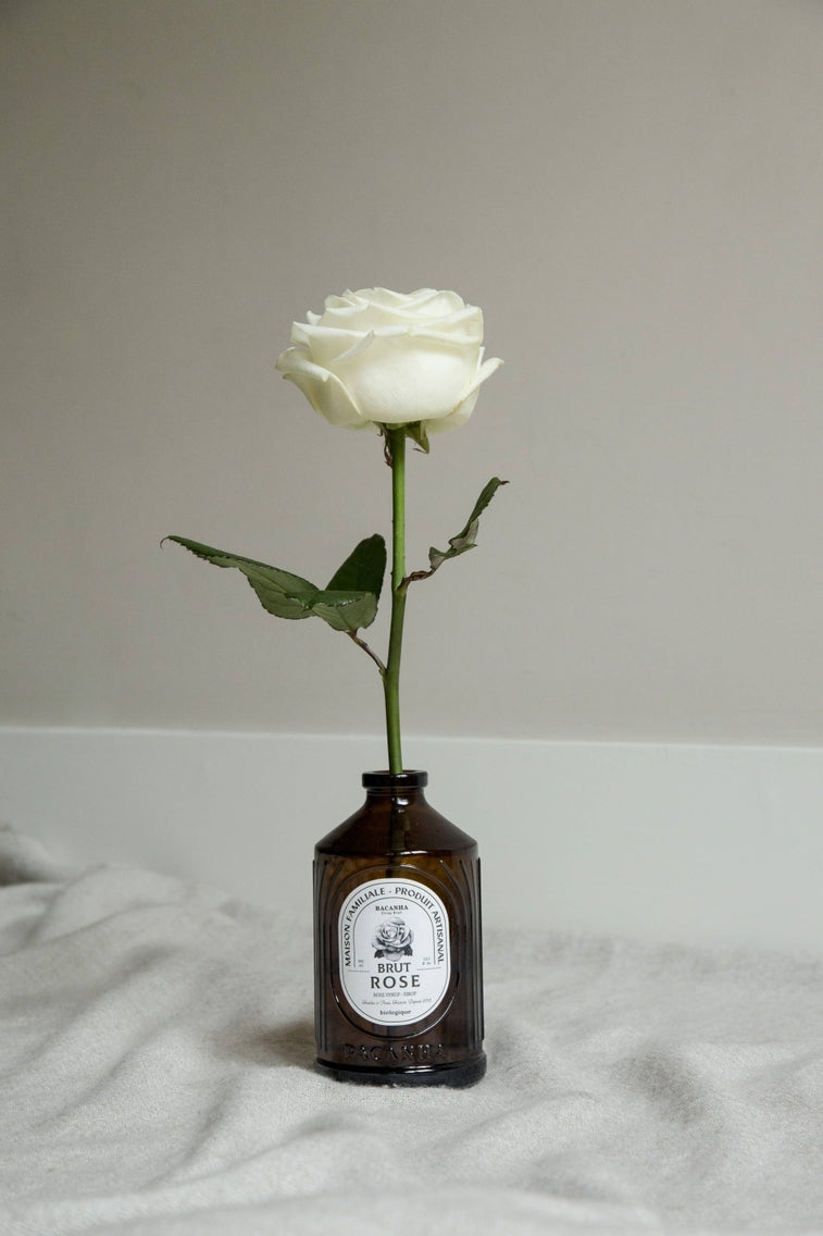 Bacanha Raw Rose Syrup - Organic 13.5 oz