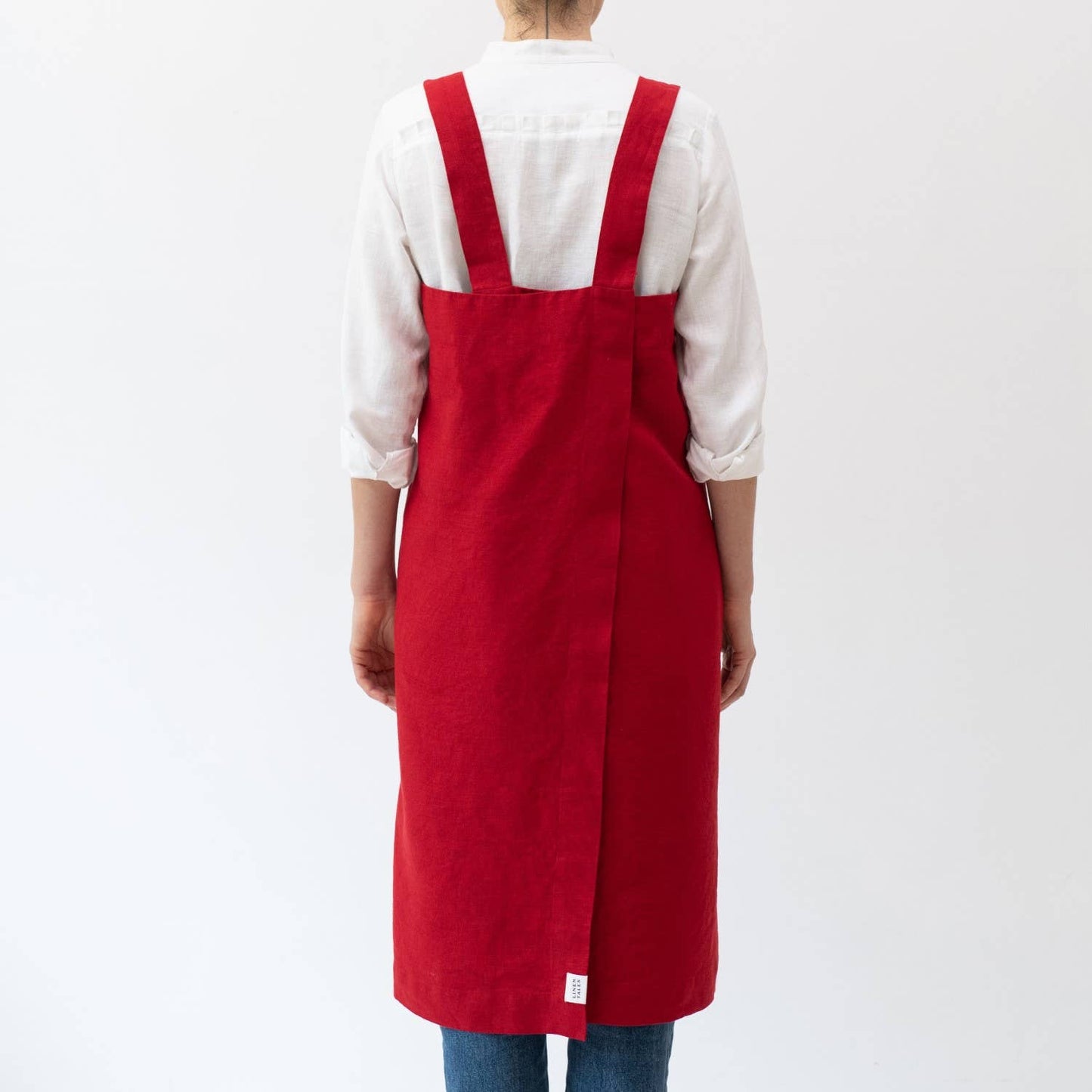 Lava Falls Linen Pinafore Apron