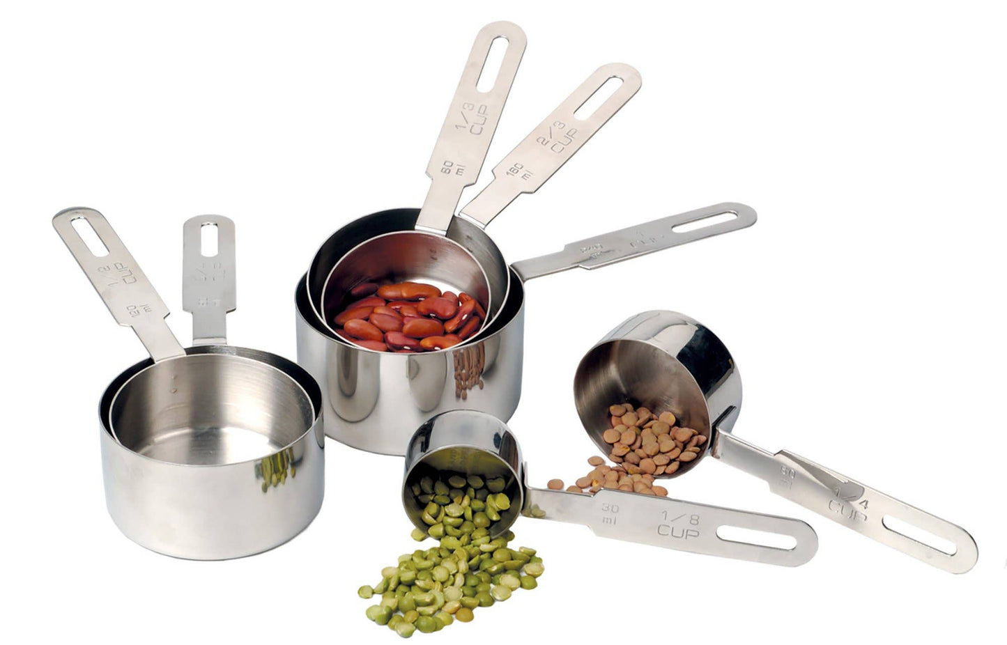 Stainless Steel Measuring Cups Set Of 7