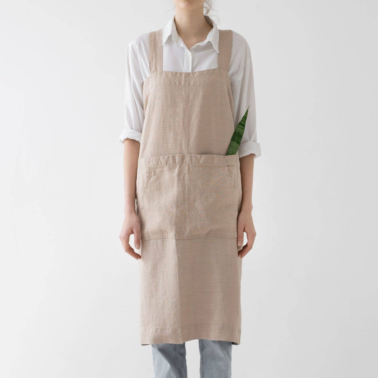 Portobello Linen Pinafore Apron