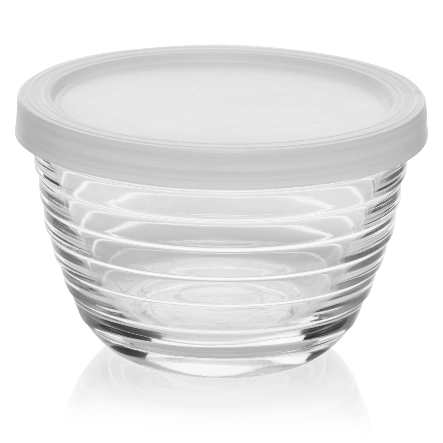 Small Glass Bowl with Lid, 6.25-ounce