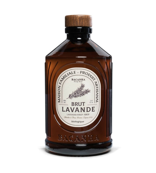 Bacanha Raw Lavender Syrup - Organic - 13.5 oz.