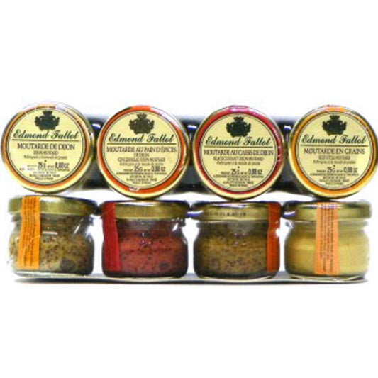 Edmond Fallot - French Mustard Sampler Gift Set of 4x1oz