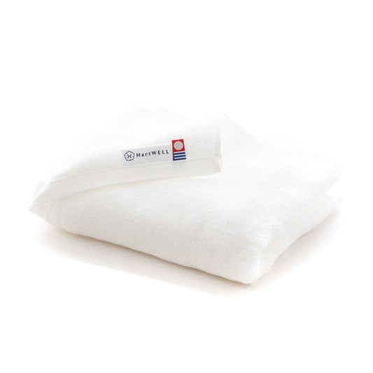 Mokomoko Face Towel - White - Hartwell Imabari Japan