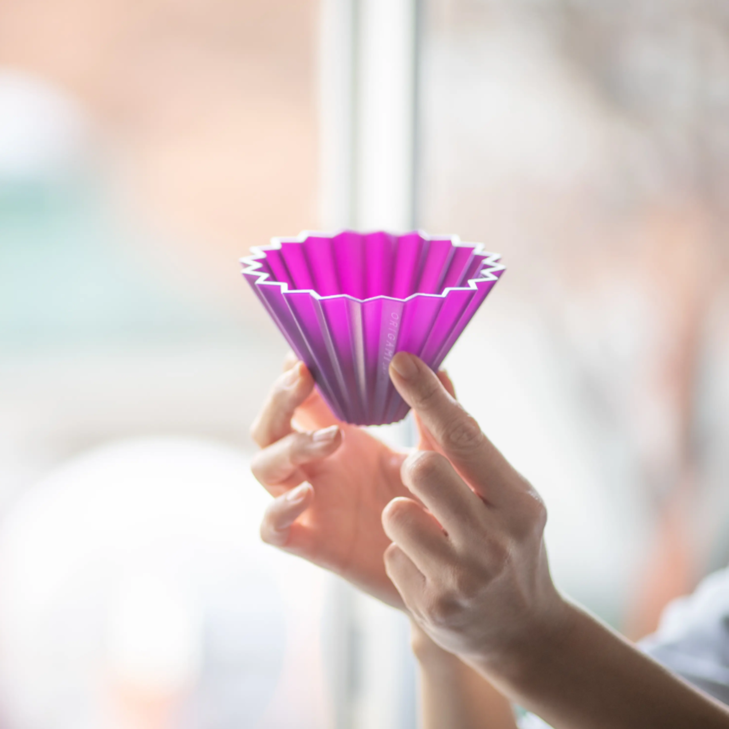 Origami Air Pour Over Coffee Dripper - Purple - S