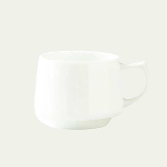 White Aroma Stacking Mug - Japanese Ceramic - Origami