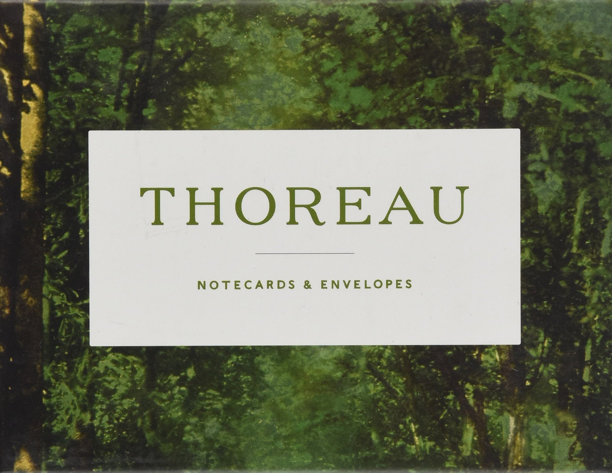 Thoreau Notecards - Set of 12 Cards and Envelopes