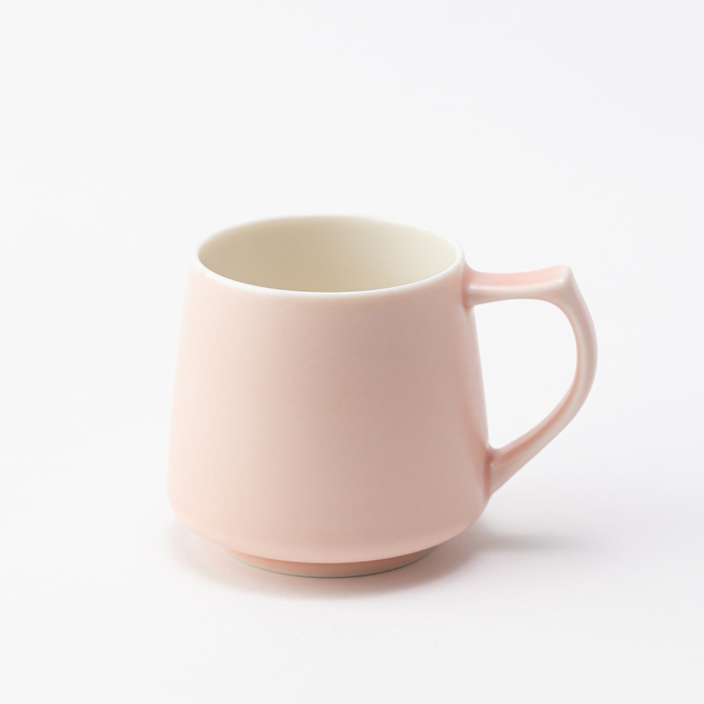 Matte Pink Aroma Mug  - Japanese Ceramic -  Origami