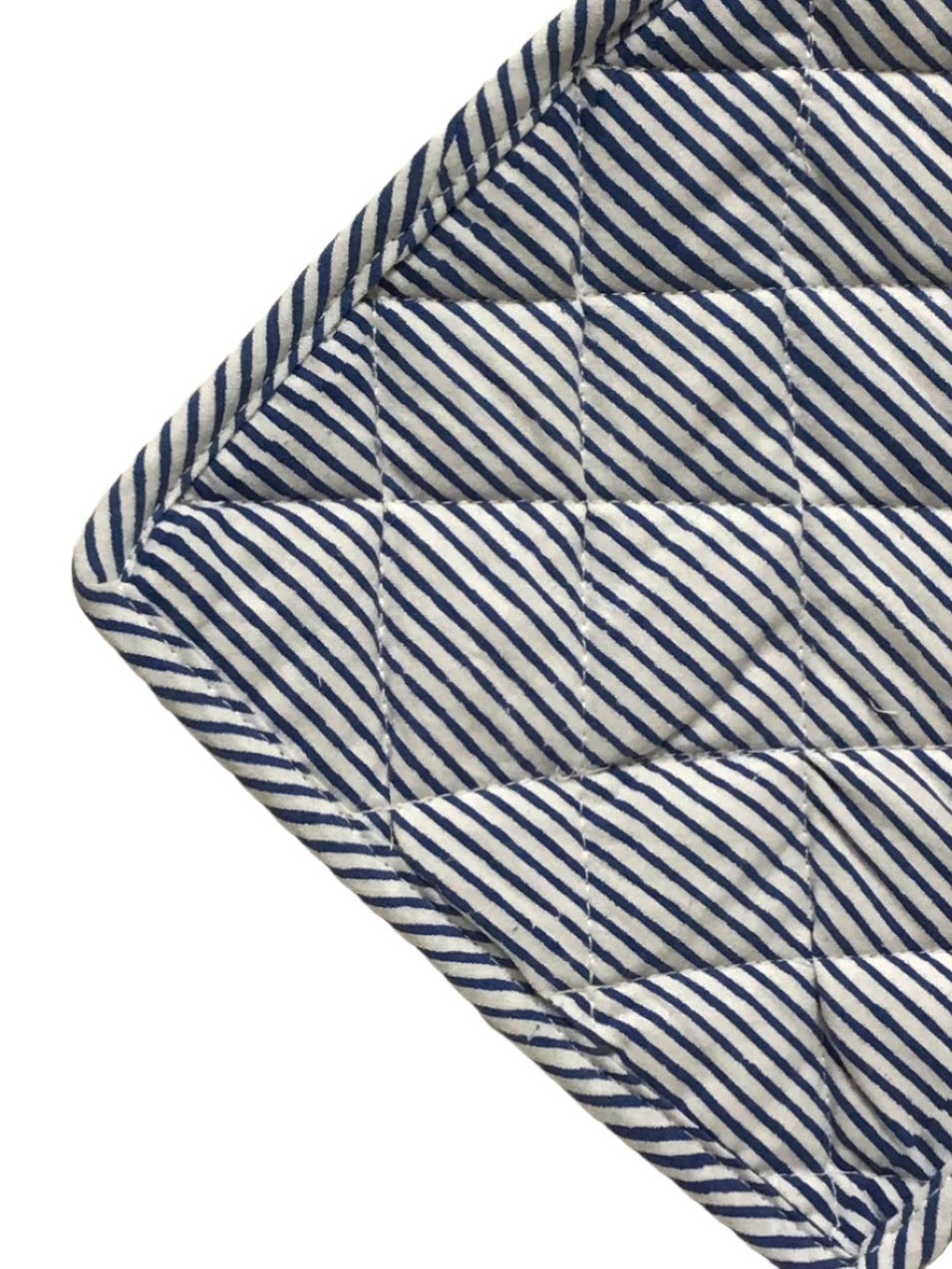 Oven Potholder - Striped Blue