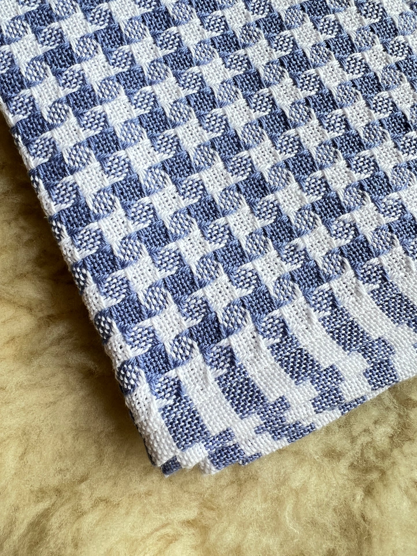 Hand Woven Cotton Towel Pinwheel weave