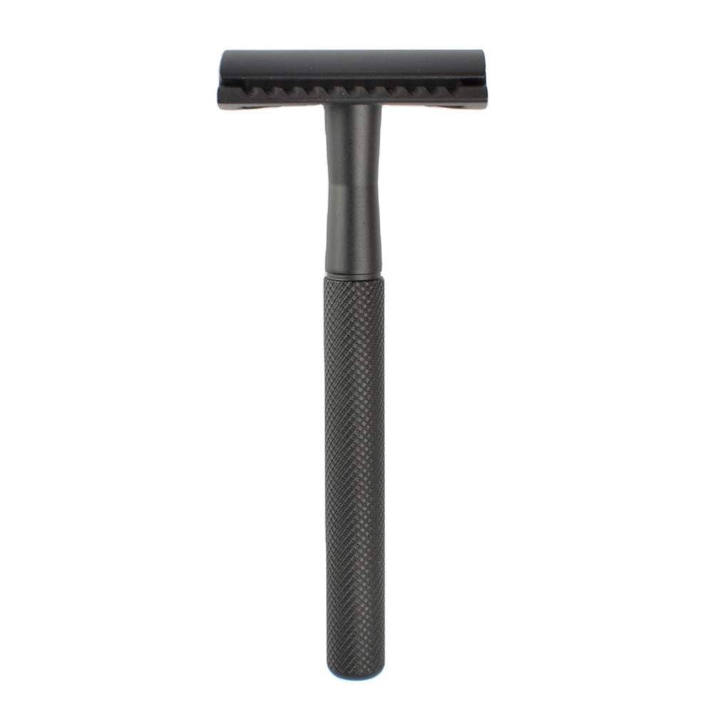 Plastic Free Reusable Safety Razor - Straight Handle Green