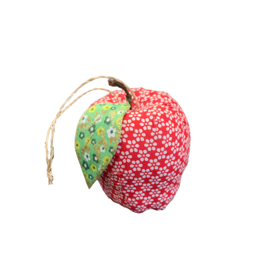 Calico Apple Ornament